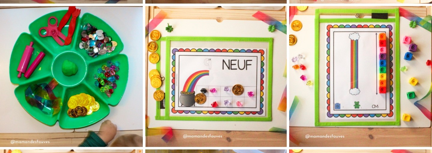 Nos activités autour de la St Patrick et les couleurs – Maman des fauves